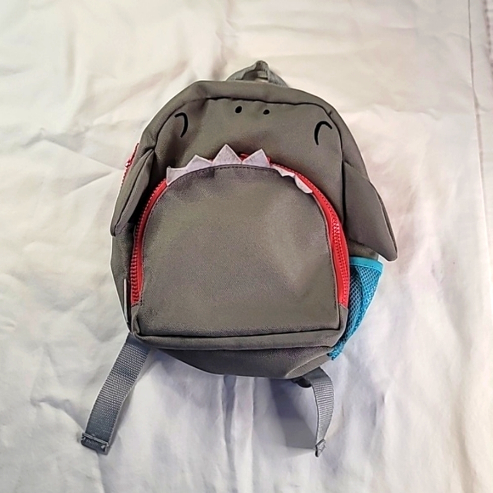 Shark toddler snack backpack